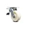 Service Caster 5 Inch Nylon Swivel Caster with Roller Bearing and Total Lock Brake SCC SCC-TTL30S520-NYR - alternate 1